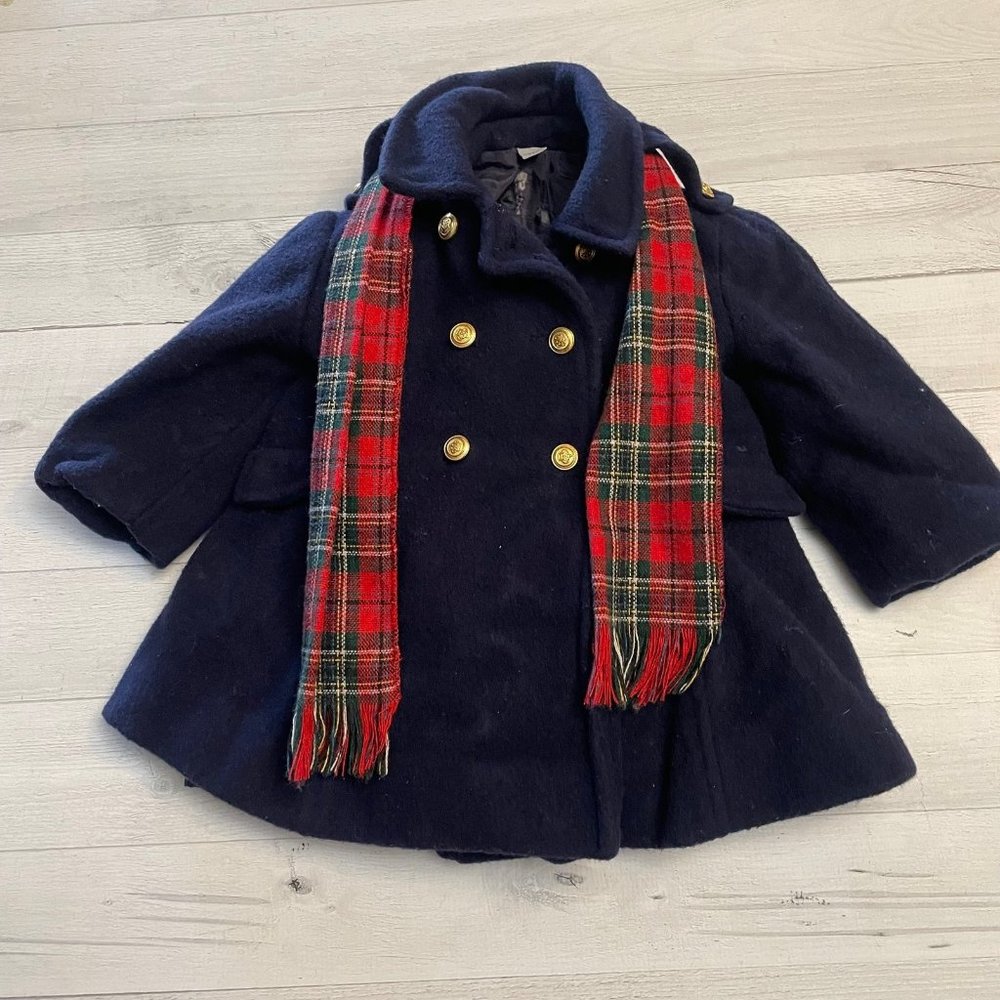 Rothschild girls jacket‎ with scarf size 2
